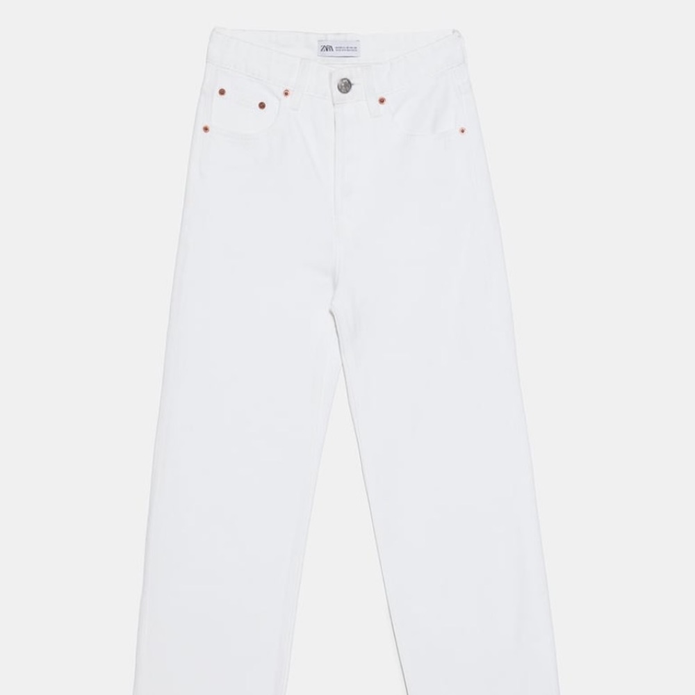 Zara high rise denim size 2